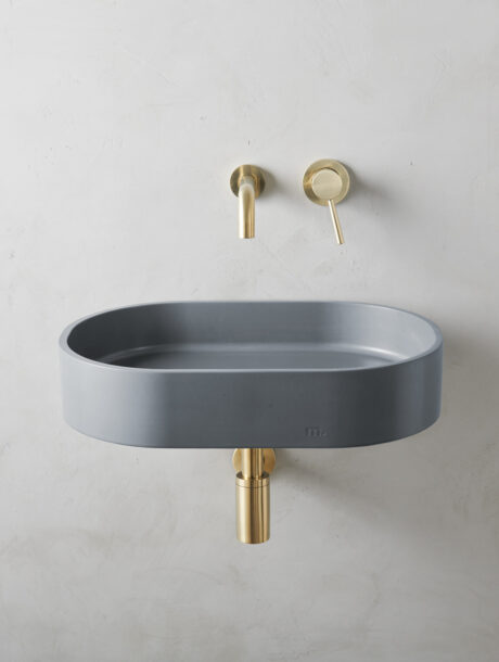 parro lg affix in ash on a minimalist backdrop with gold hardware