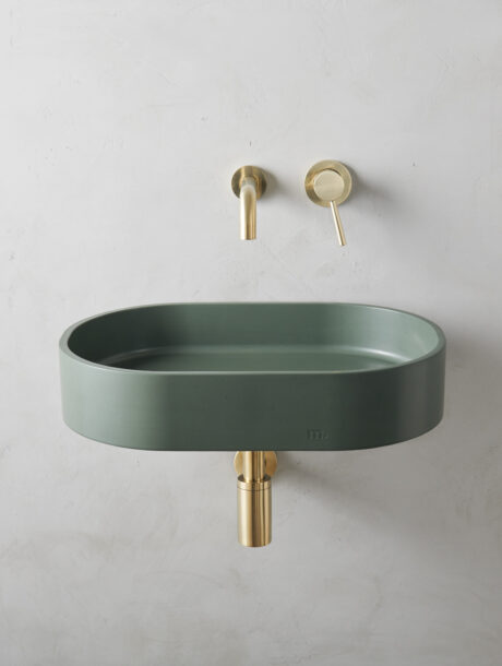 parro lg affix in forest on a minimalist backdrop with gold hardware